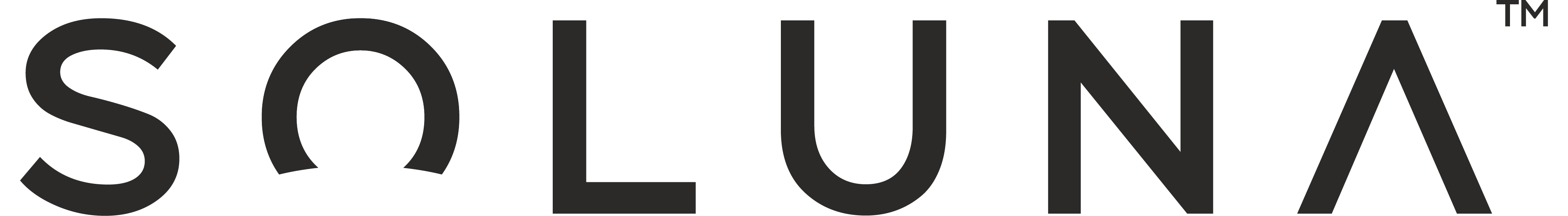Soluna - logo Full black